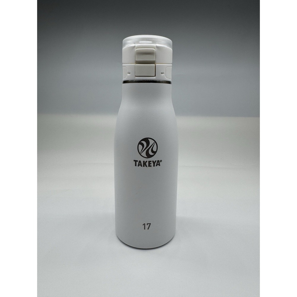 Takeya 17oz Leak-Proof Travel Mug Thermos Beverage Bottle Color White